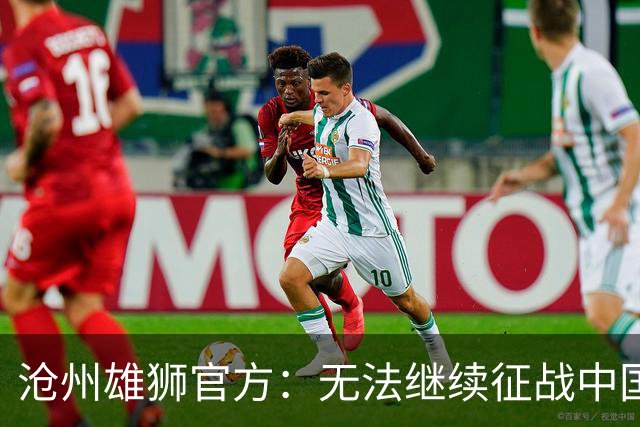 沧州雄狮官方：无法继续征战中国足球职业联赛